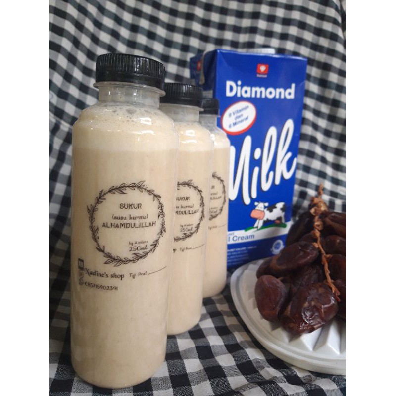 

Susu kurma Sukur Alhamdulillah 250ml murah