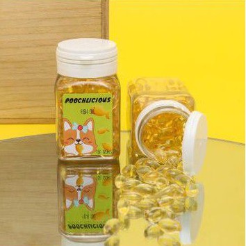 minyak ikan fish oil vitamin untuk kucing anjing kelinci