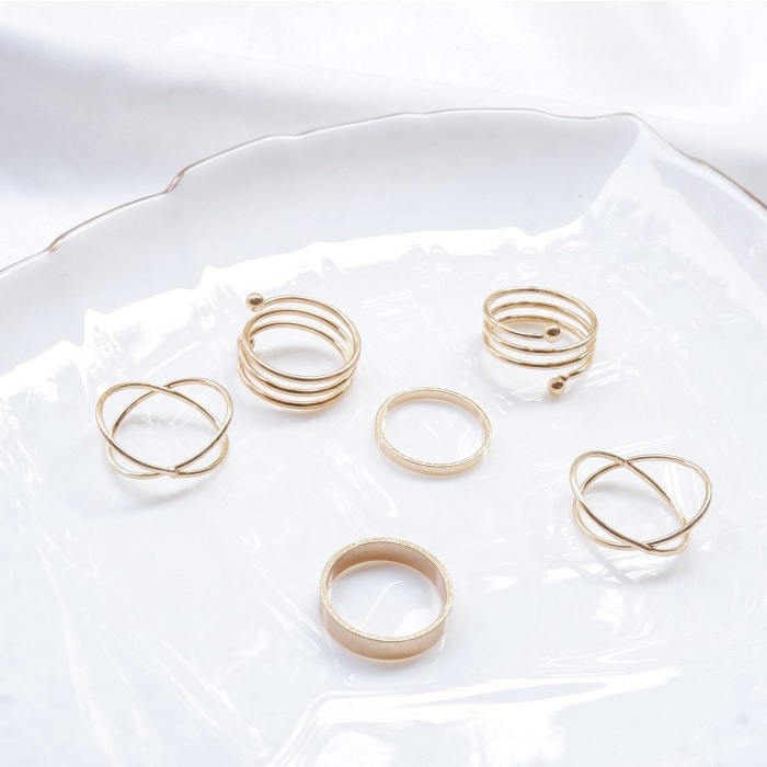Goldie Rings | ring set cincin set cincin korea aksesoris korea impor