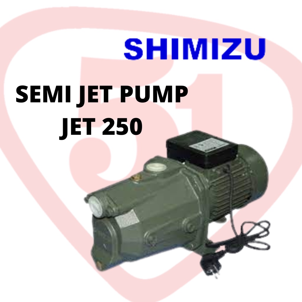 Shimizu Pompa Air Semi Jet Pump JET-250 BIT