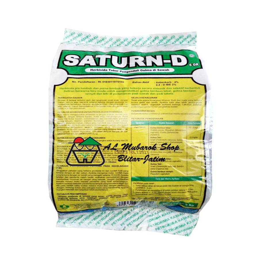 Herbisida Saturn-D 6GR 2 kg