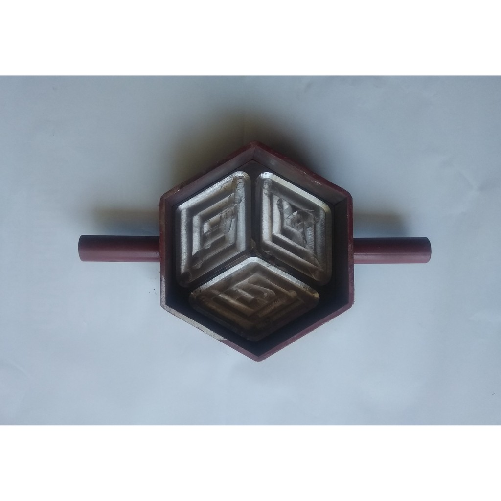 Cetakan Paving Segi Enam Motif