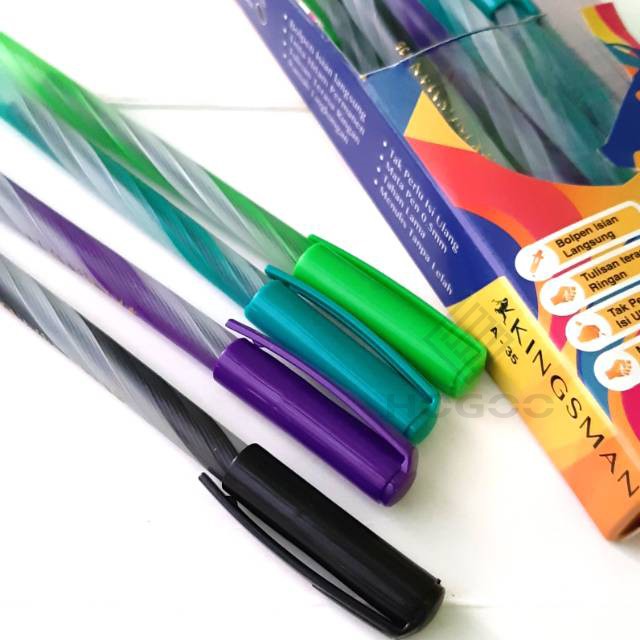 

Pulpen KINGSMAN isi 12pcs(perlusin)