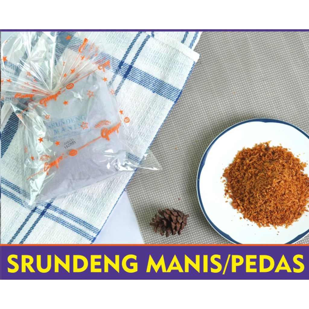 

Srundeng Manis/Pedas 250gr