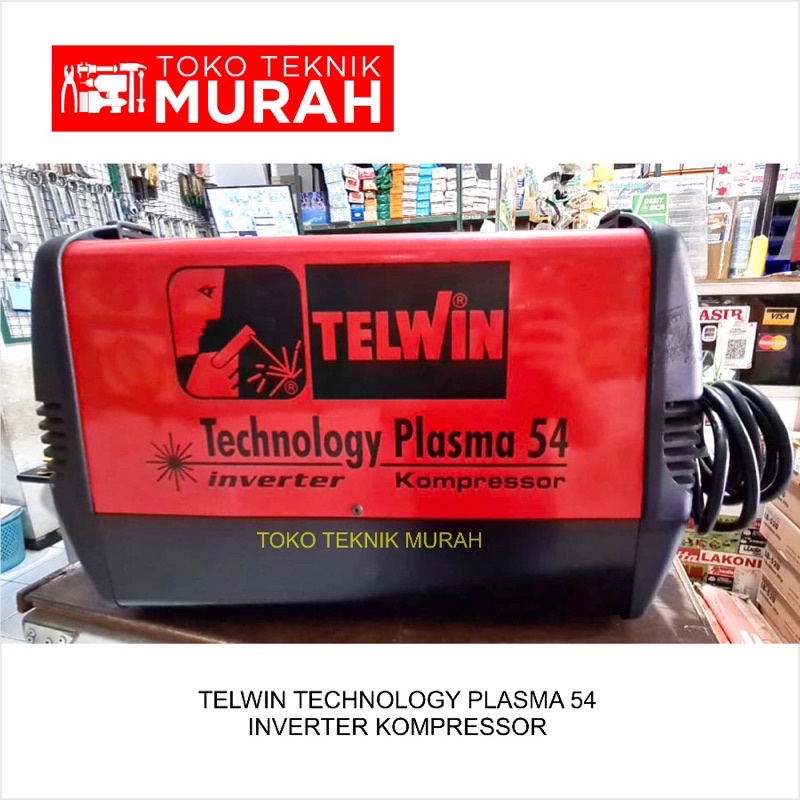 Telwin Plasma 54 Mesin Las Potong Cutting Inverter Kompressor Made In Italy