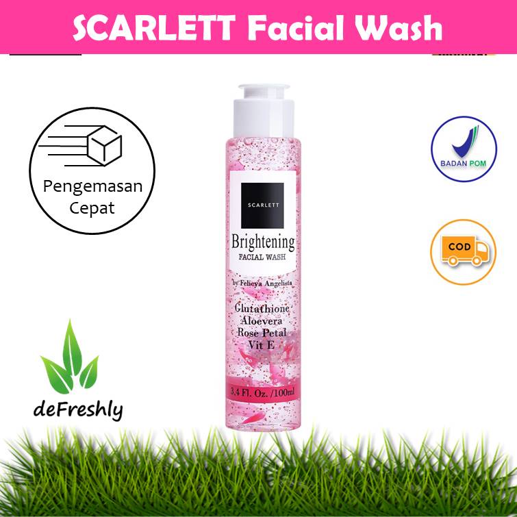 SCARLETT Brightening Facial Wash - Scarlet Whitening