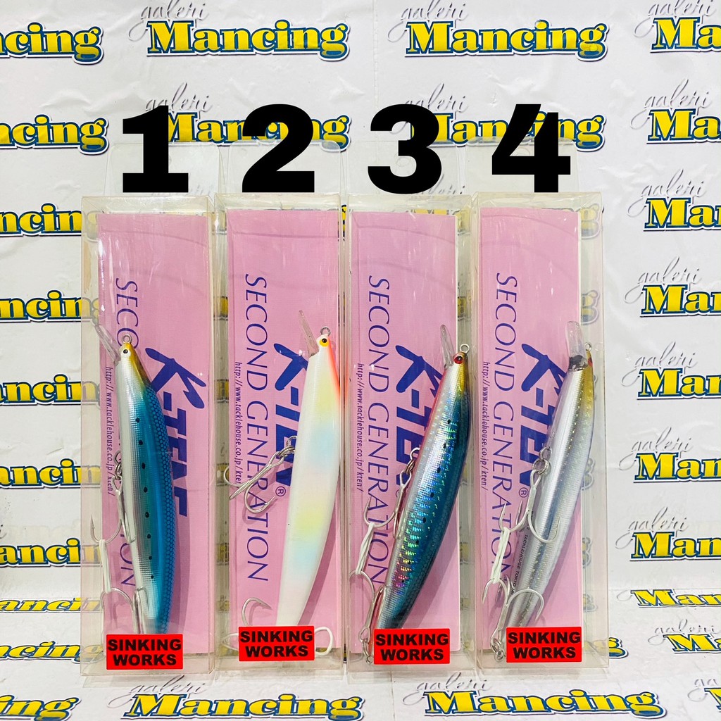 LURE UMPAN PANCING TACKLE HOUSE K-TEN SECOND GENERATION  K2S 122