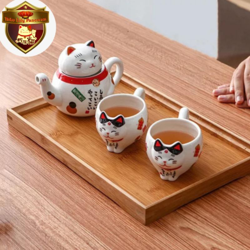 Teaset Kucing / Gelas Kucing / Teaset Terbaru / Personal Teaset / TEASET KUCING / Teaset Keramik