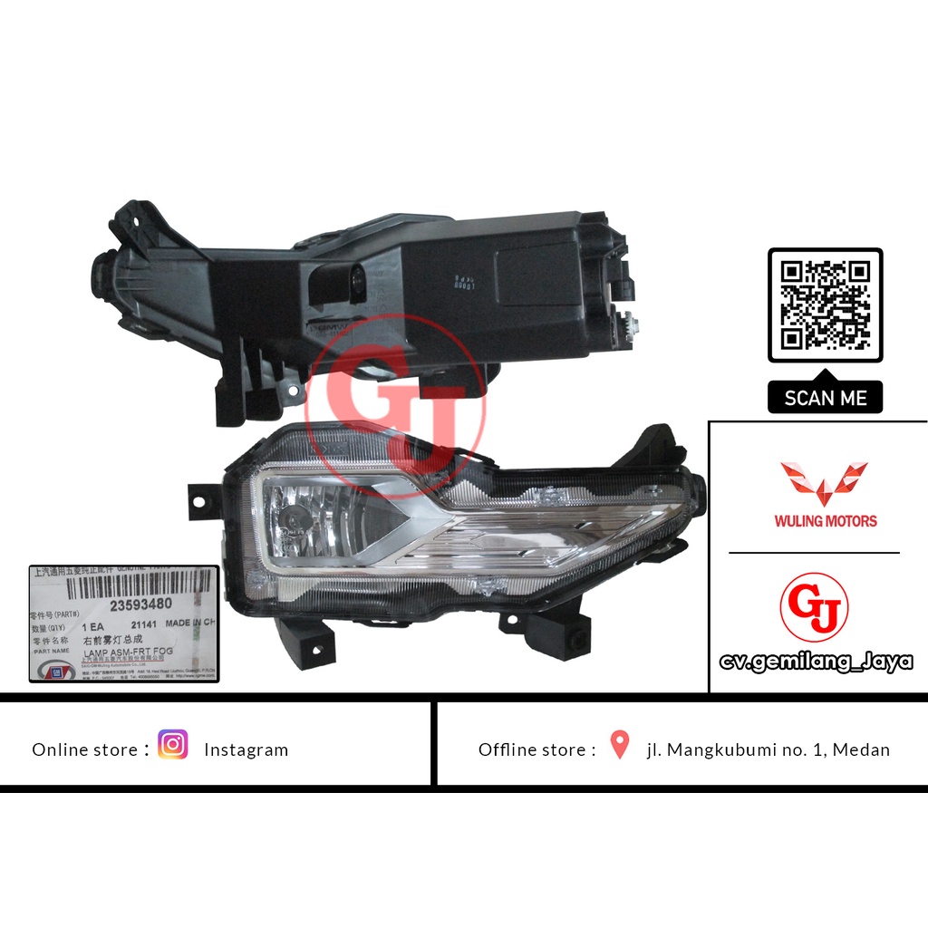 FOGLAMP DEPAN KANAN WULING ALMAZ- 2359-3480