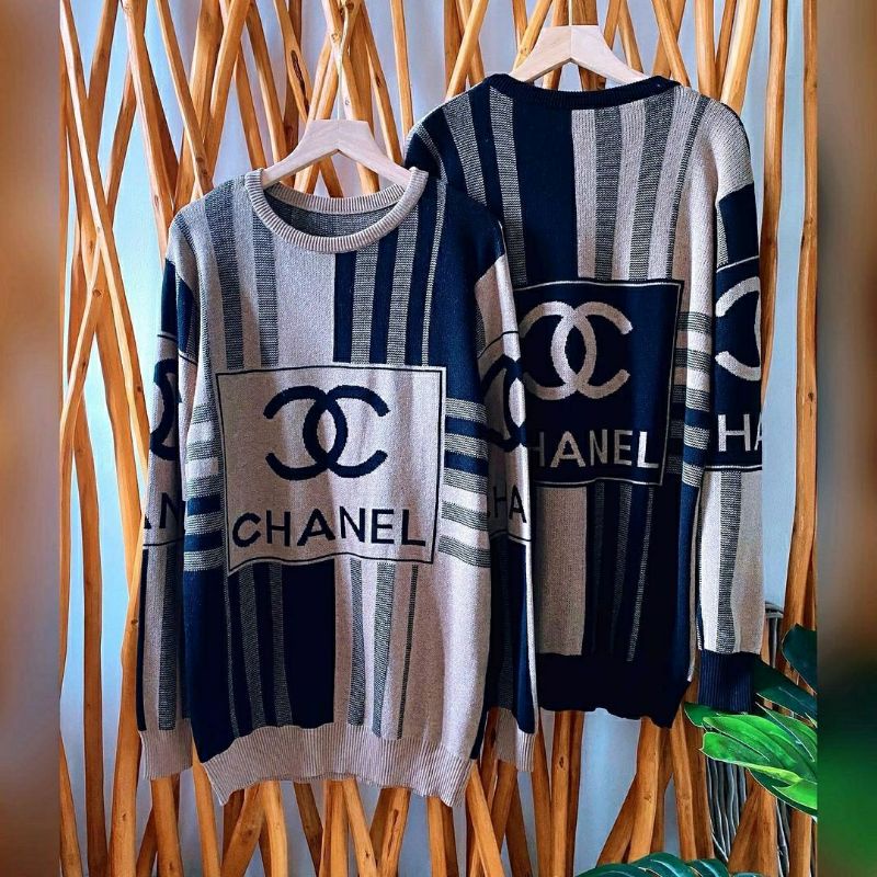 Chanel Rajut, BLOUSE RAJUT WANITA CANTIK FIT XXL LD 100-125 BAHAN RAJUT PREMIUM TERMURAH KEKINIAN OOTD