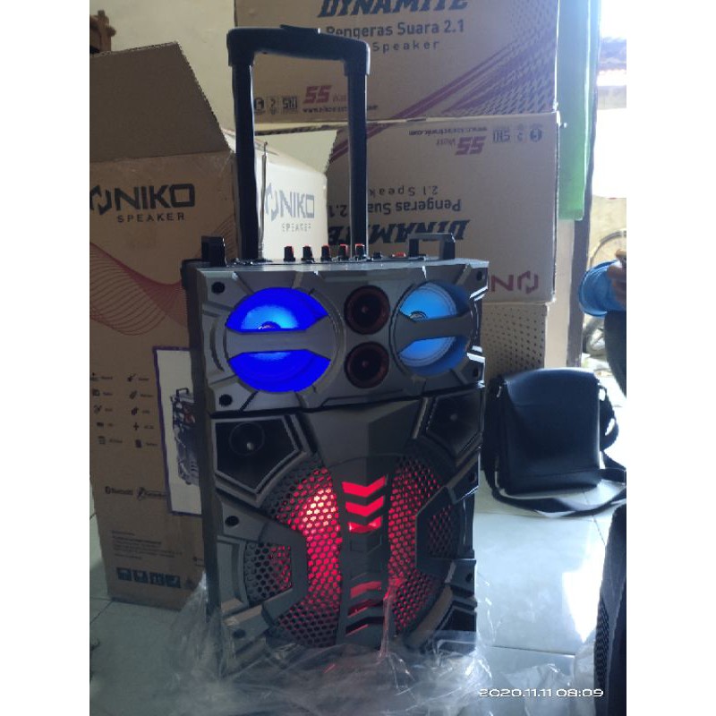 Jual SPEAKER BLUETOOTH KARAOKE NIKO WT8B FREE MIC WIRELESS Shopee