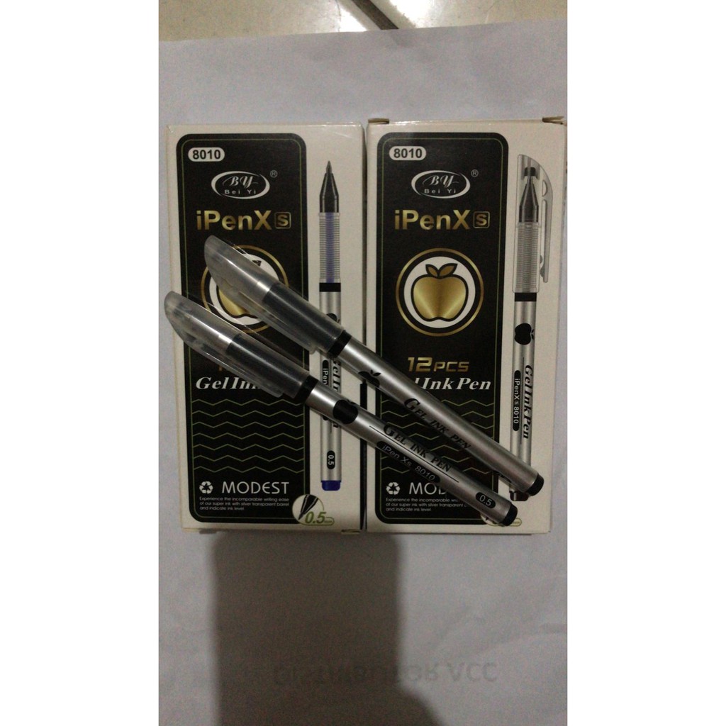 

1 pcs pulpen pen gel hitam bei yi ipenx