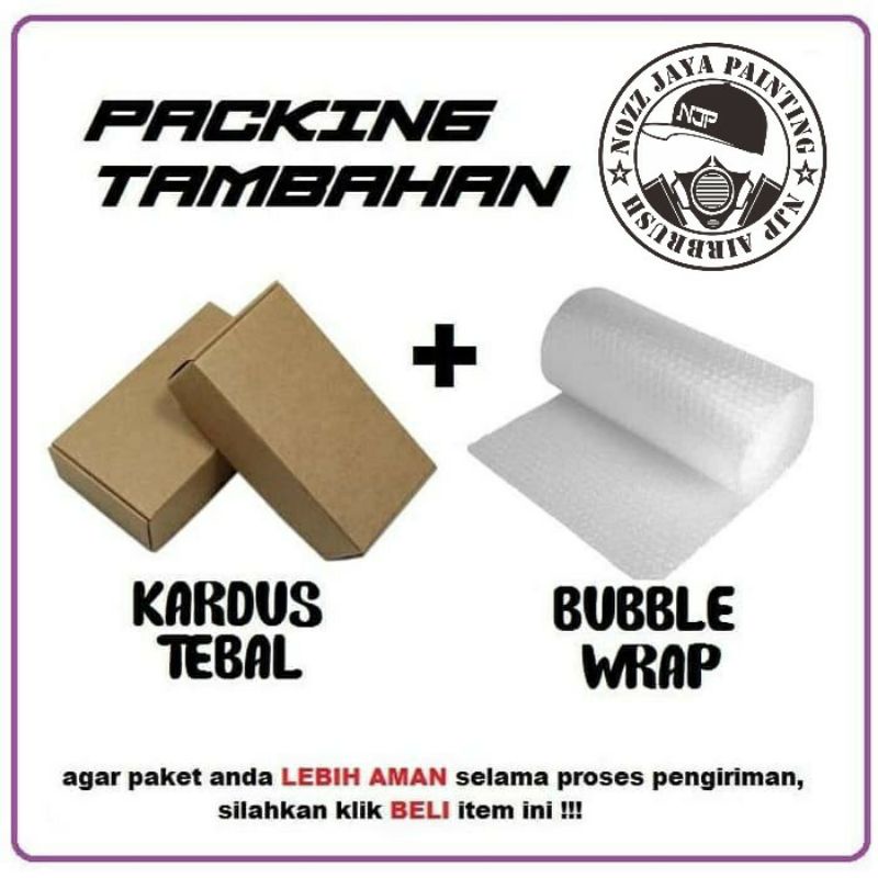 

Tambahan Packing Khusus | Polyfoam | Kardus | Bubble Warp | Solasi Fragile