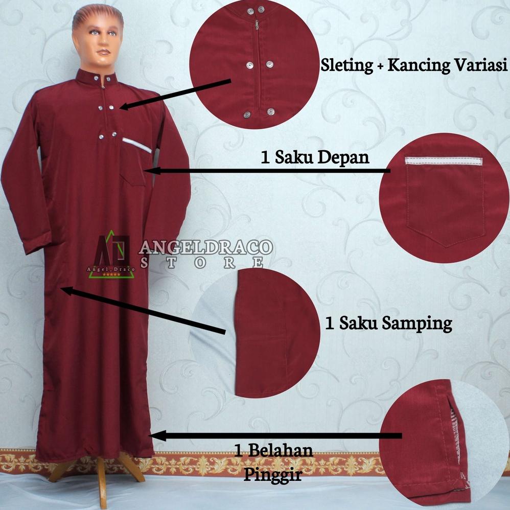 Jubah Gamis Koko Pria Laki Laki Dewasa Murah Premium