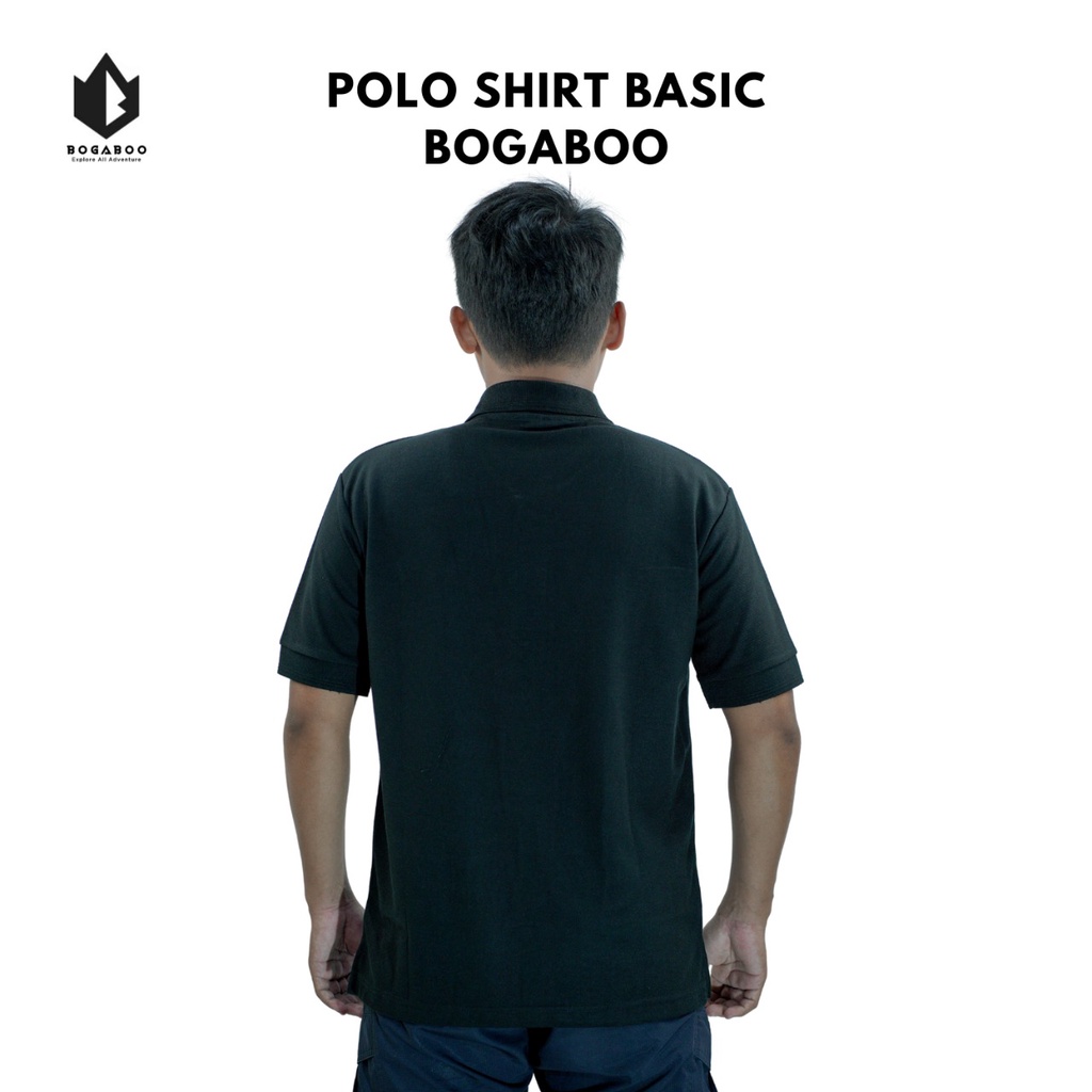 BISA COD Kaos polo shirt pria kerah BOGABOO - kaos Berkerah - kaos polo outdoor - kaos polo gunung - kaos polo hiking -baju kaos berkerah