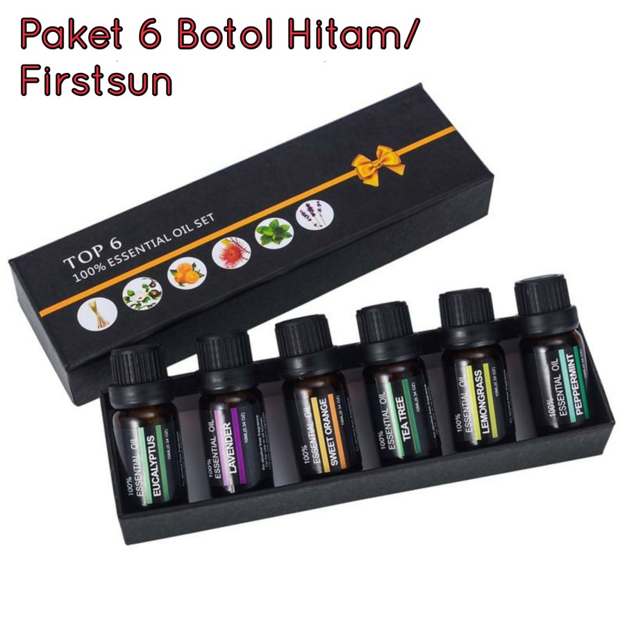 Aroma Terapi - Aromatherapy - Essetial Oil - Dapat 6 Botol Aroma 10 ml