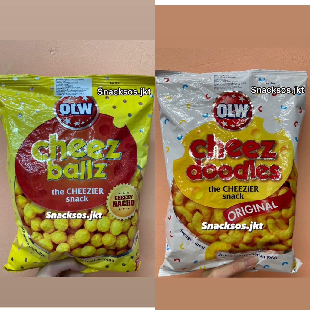 Jual OLW CHEEZ BALLZ CHEEZY NACHO / CHEEZ DOODLES CHEESE BALLS