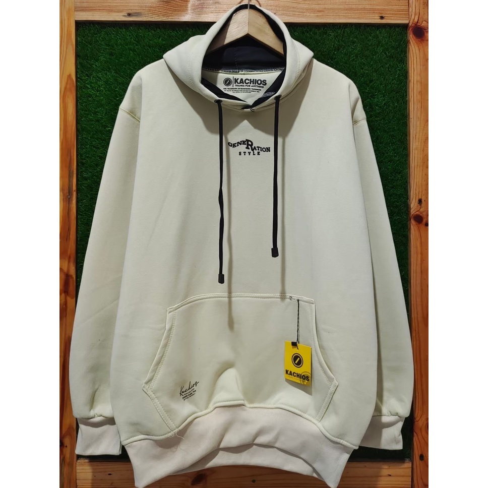 Hoodie Cowok Wanita Warna Cream Distro Sweater Hudie Pria Oversize Switer Hodie Jumbo Brand Lokal Kota bandung