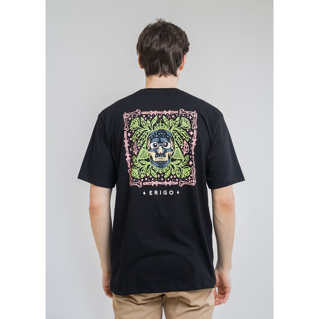 

Erigo T-Shirt Rose Skull Black