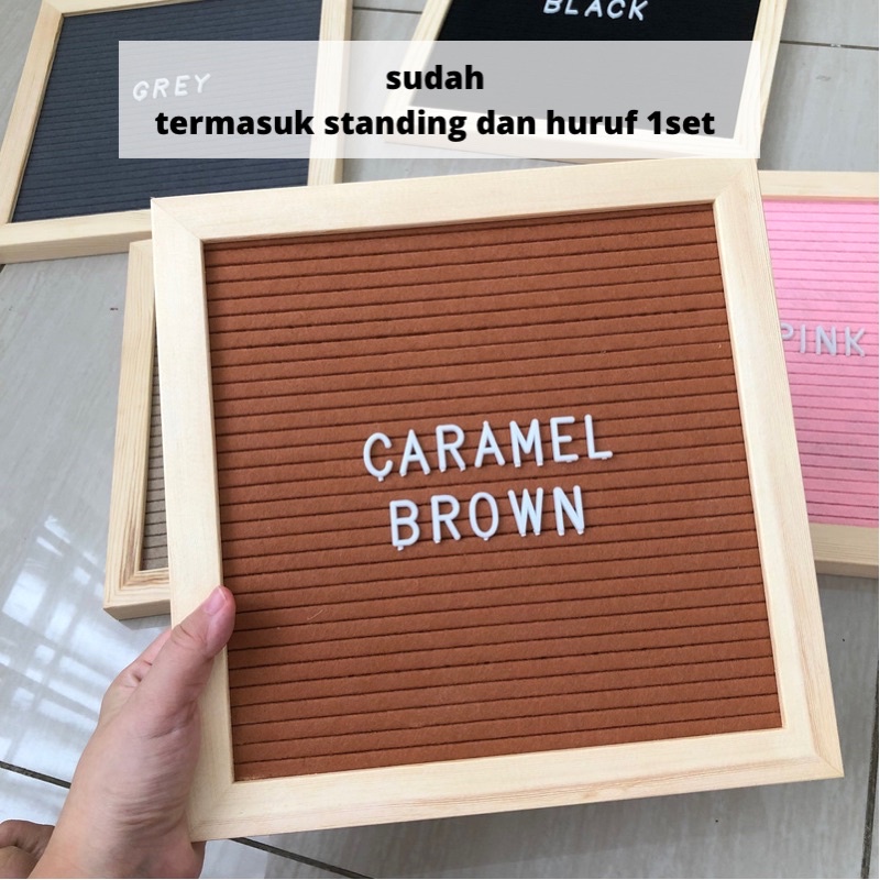 

PREMIUM FELT LETTER BOARD PAPAN TULIS CUSTOM NAMA BAYI BIRTHDAY BABY EVENTS