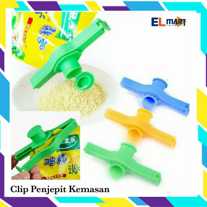 Klip Segel Plastik Penutup Makanan Clip Penjepit Kemasan Bumbu CL01