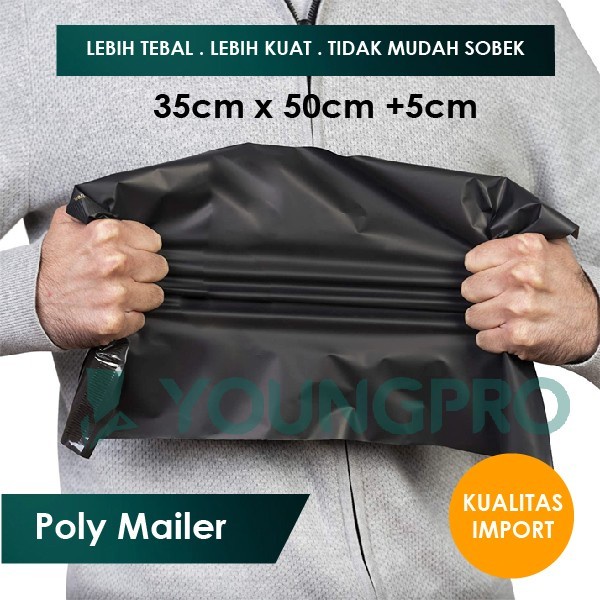 Plastik polymailer - Polymailer 35X50 Kantong Plastik Amplop Packing Online 100Pcs
