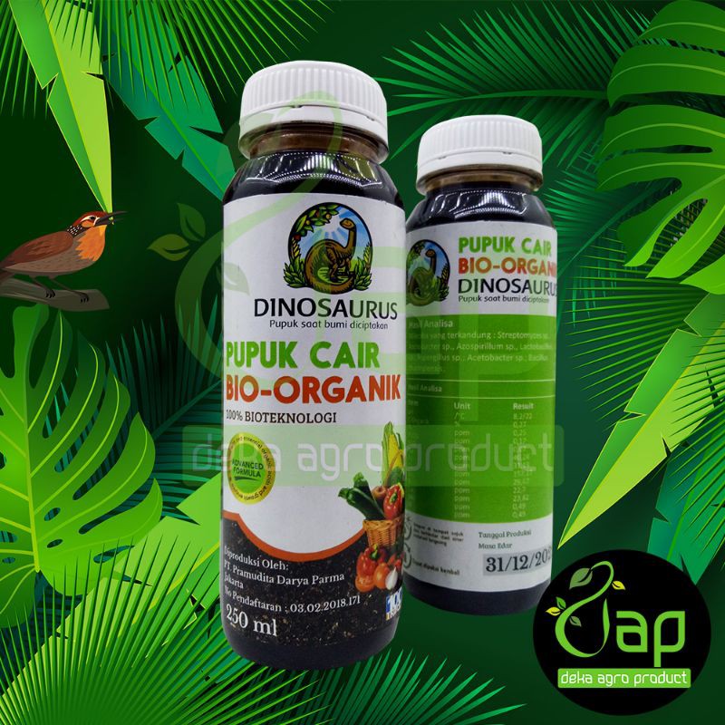 PUPUK CAIR HAYATI DINOSAURUS 250ML - Pupuk Jaman Dahulu