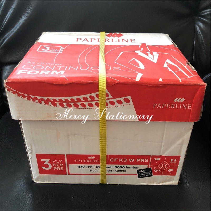 

Continous Form 9.5x11 PRS 3 Ply NCR Warna Paperline Kertas komputer K3 Bagi 2