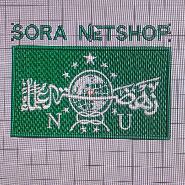 

Desain Bendera NU File Desain Bordir / Wilcom Embroidery Design File