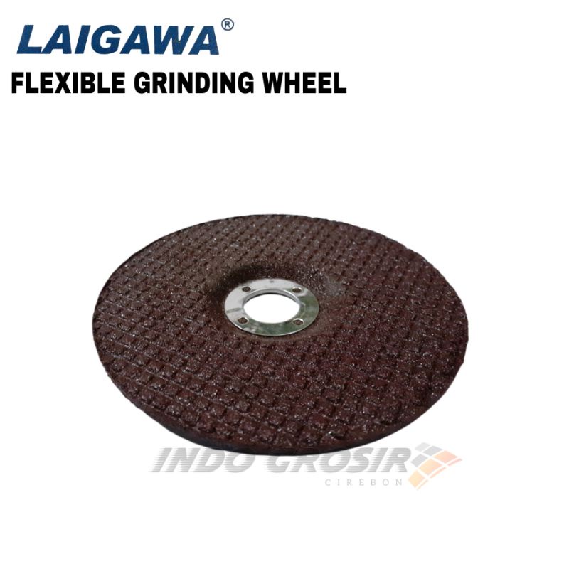 LAIGAWA Batu Gerinda Poles Fleksibel 4 Inch x 2.5mm Flexible Grinding Wheel 100x2.5x16mm Batu Poles 4 Inch