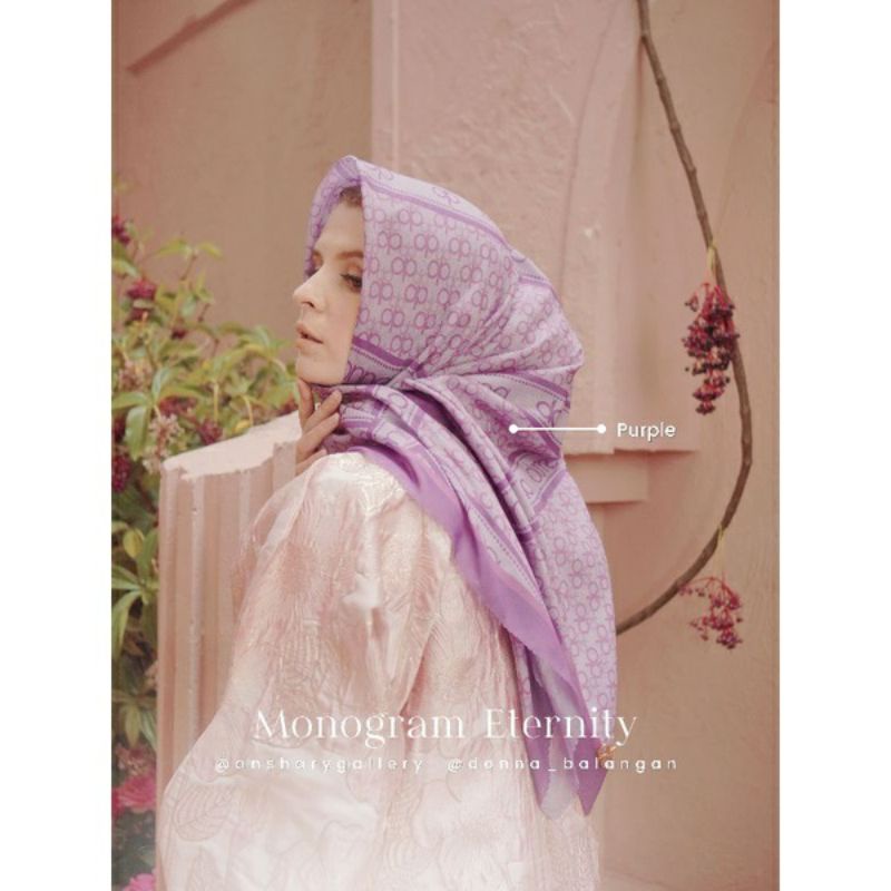 Donna Scarves " Monogram Eternity Series "