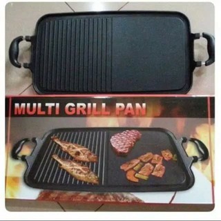 Multi Grill pan 46cm - alat panggang barbeque - panggangan serbaguna