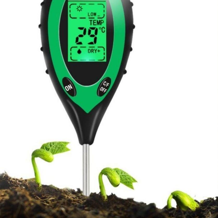 ♕ Soil Analyzer Tanah Digital Tester Meter Moisture Meter PH Meter Meter [Goza Hardware] ➲