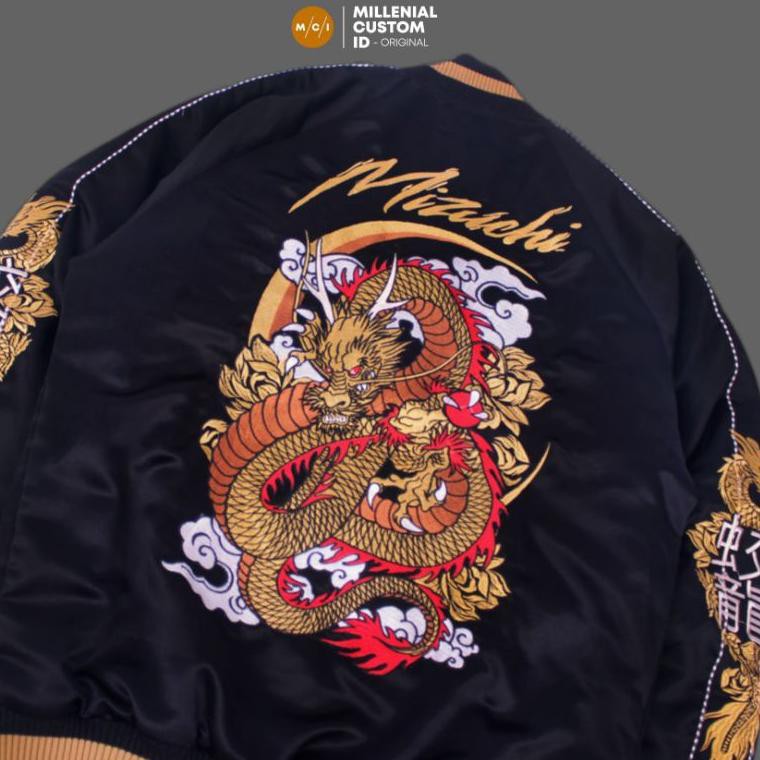 Harga Promo Sukajan Jacket Tsurutori Konotori Gold Jaket Sukajan Mizuchi Nanpo Tsuiskei Sukajan Mura