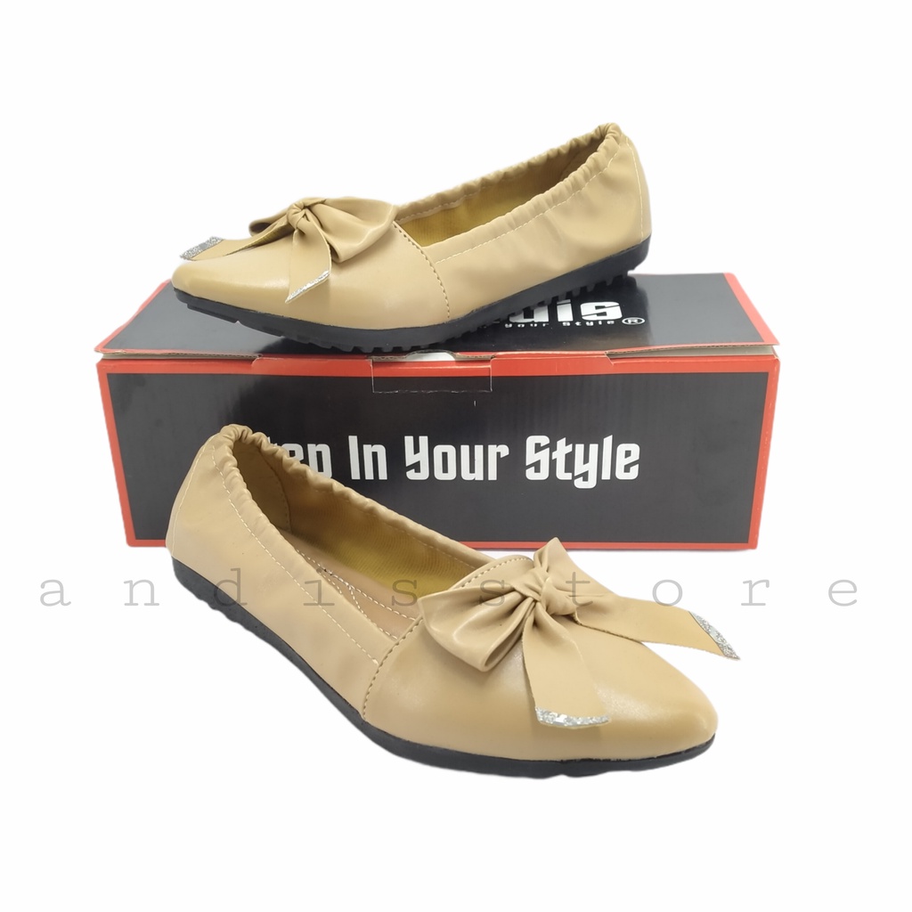 Sepatu Wanita Flat shoes Roll Pita Andis SR 04