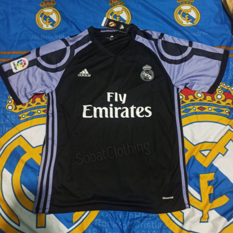 Jersey Retro Real Madrid 3rd 2016 / 2017 High Quality Grade Original Thailand Madrid Classic Lawas