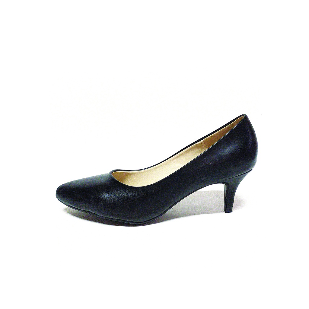 Workswell Sepatu Kerja Wanita Medium Heels 5cm Kode 396 Hitam Dove