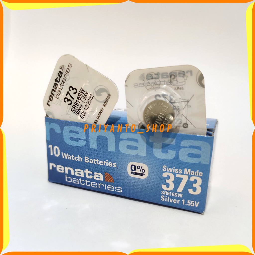 BATRE RENATA SR916SW SR916 SR 916 SW 373 BATTERY BATERAI ORIGINAL