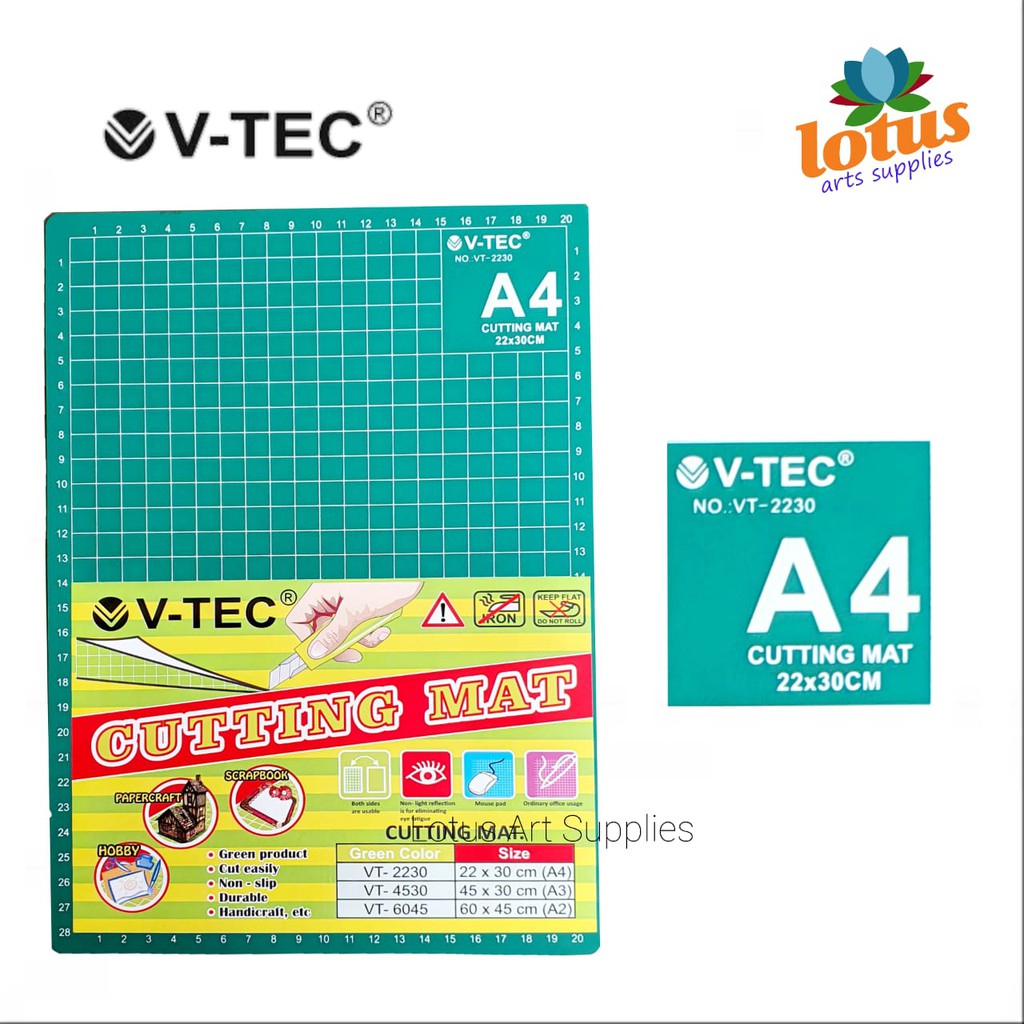 

V-TEC Cutting Mat A4 / Alas Papan Potong
