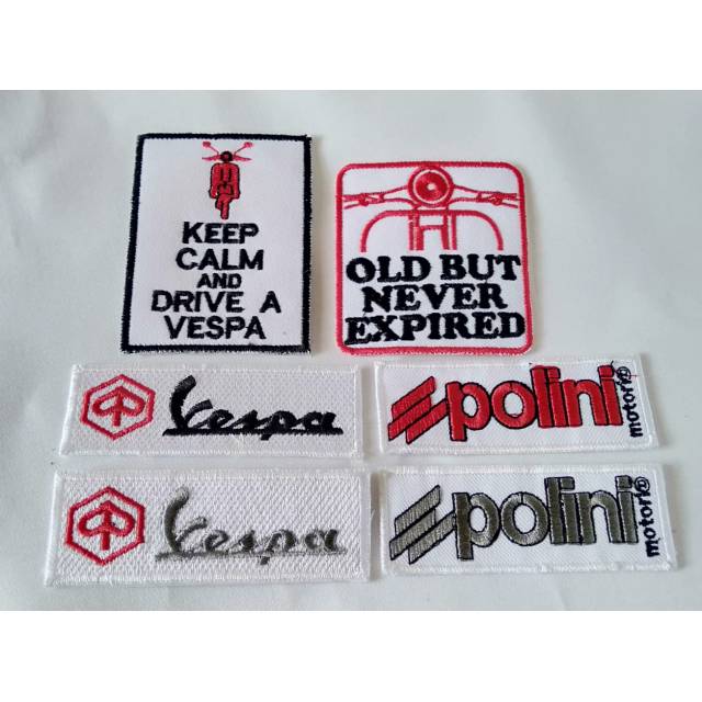 PATCH BORDIR VESPA / EMBLEM BORDIR