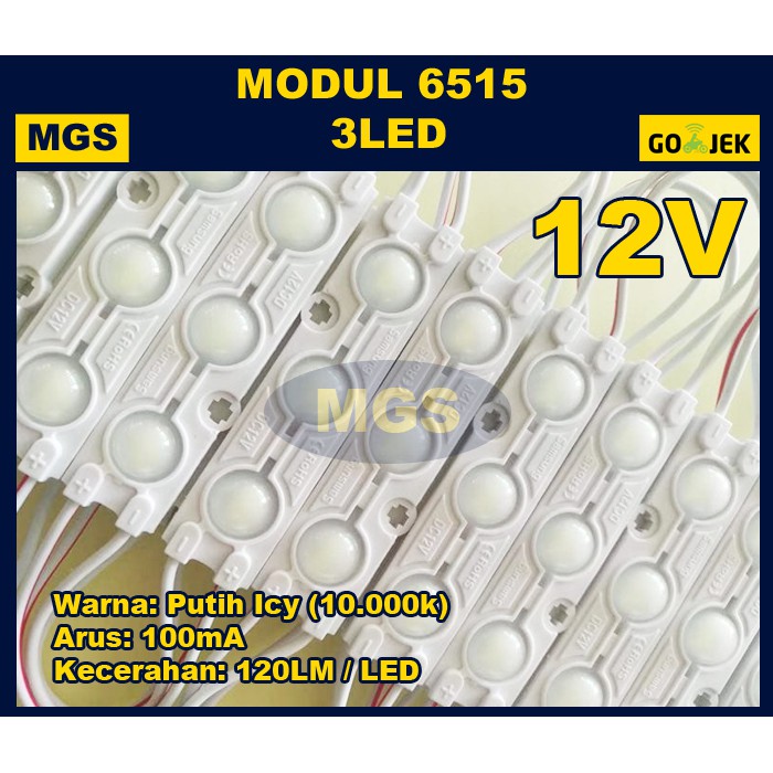 LED Modul 6515 12V Putih Samsung