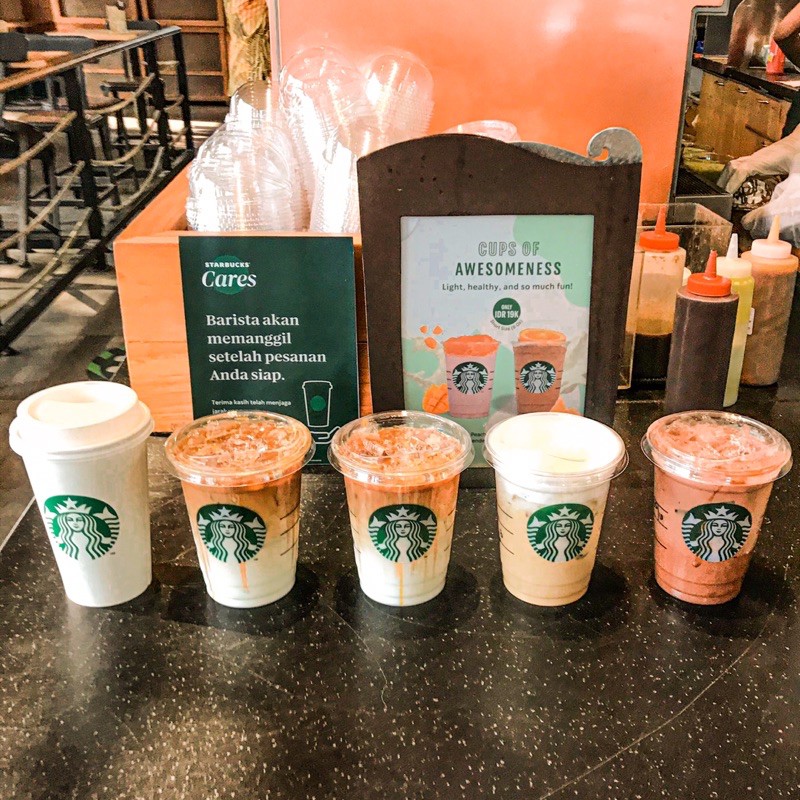 

MINUMAN STARBUCKS UKURAN GRANDE SEMUA VARIAN MENU KHUSUS GOJEK/GRAB INSTANT MADE TO ORDER