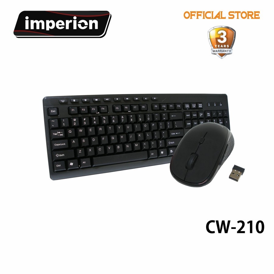 Keyboard mouse Wireless combo imperion usb cw-210