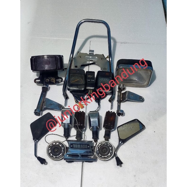 peralatan full set rx king kobra cobra original speedometer spion klakson lampu 5t5 stoplamp mata ku