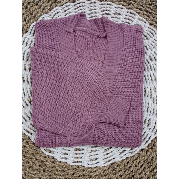 Outer Rajut GRB Premium (7GET) Cardigan Crop/Basic Cardy Allsize-NILA