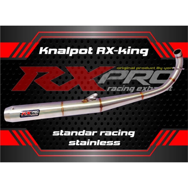 knalpot rx king original RXpro racing type knalpot standar racing rx king
