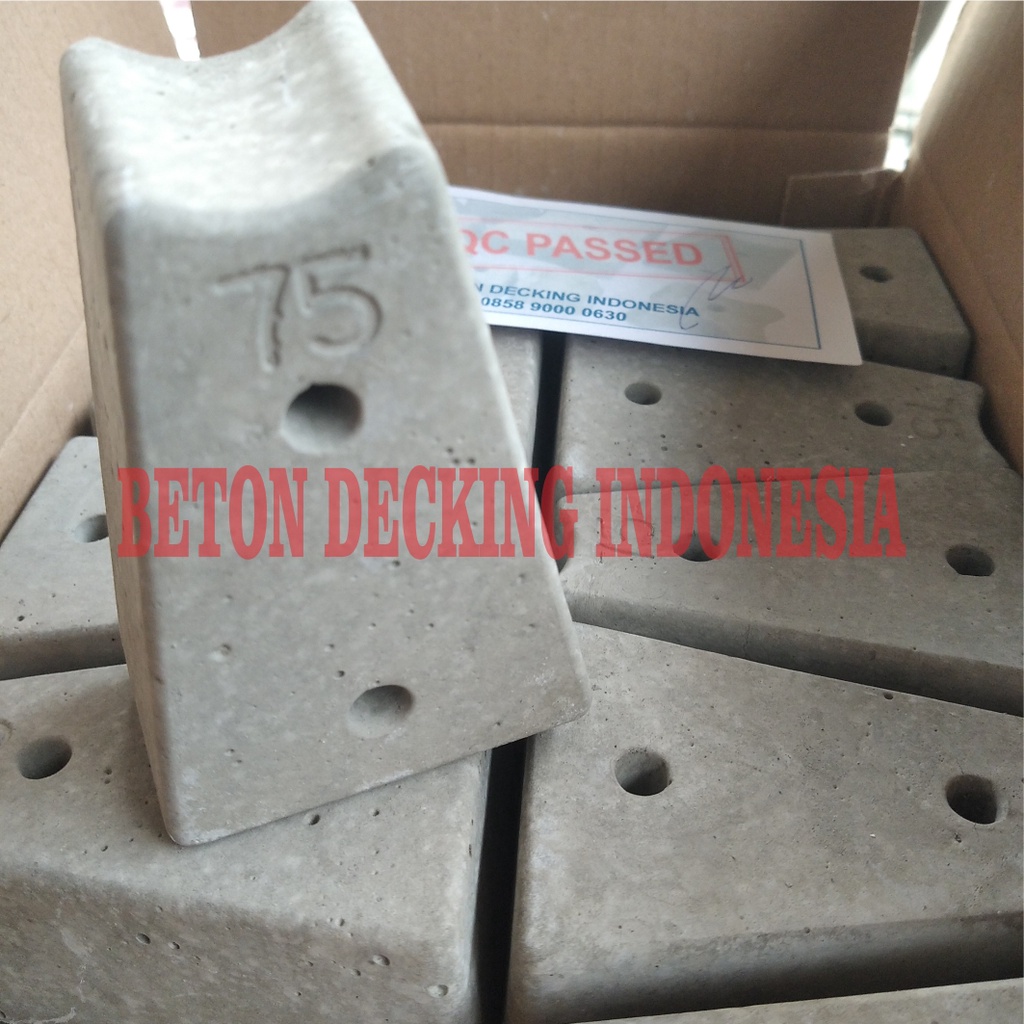 Jual Beton Decking Siap Pakai 75mm 7 5cm Tahu Beton Box Isi 50pcs