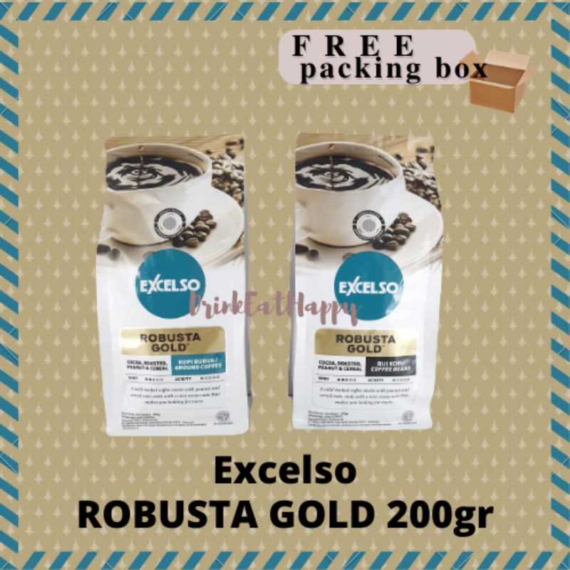 

EXCELSO ROBUSTA GOLD 200 gr Kopi Bubuk Biji Kopi 200 gram