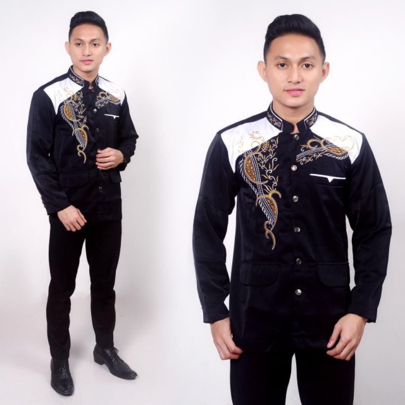 JASKO JAS KOKO MUSLIM PRIA LENGAN PANJANG SERAGAM LEBARAN IDUL FITRI IED KONDANGAN HADROH M L XL XXL