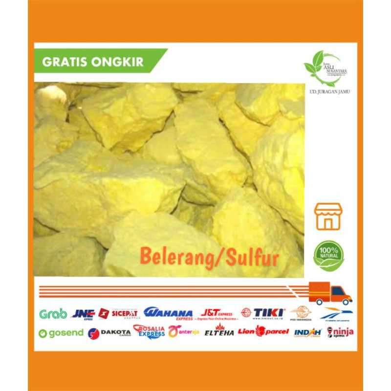 

Sulfur / Belerang utuh